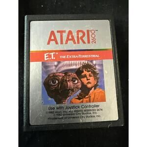 ET The Extra Terrestrial Atari 2600 Video Game Loose Cartridge